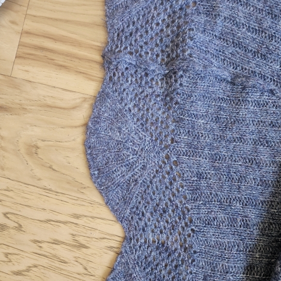 Sarah Spencer Asymmetrical Tie Front Bell Cuff Cardigan Size M - Picture 12 of 12